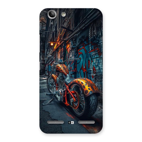 Orange Fatbike Back Case for Vibe K5 Plus