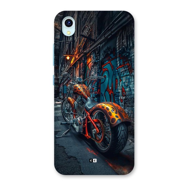 Orange Fatbike Back Case for Vivo Y1s