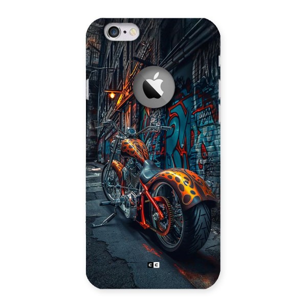 Orange Fatbike Back Case for iPhone 6 Logo Cut