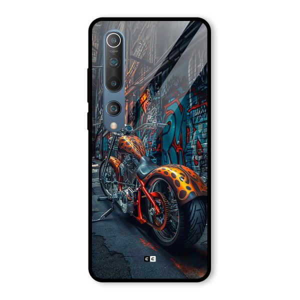 Orange Fatbike Glass Back Case for Mi 10