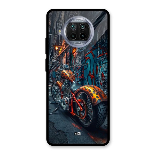 Orange Fatbike Glass Back Case for Mi 10i