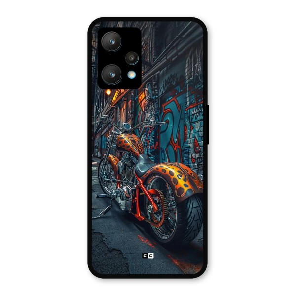 Orange Fatbike Metal Back Case for Realme 9 Pro Plus 5G