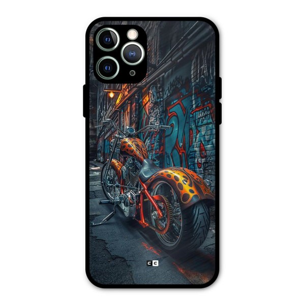 Orange Fatbike Metal Back Case for iPhone 11 Pro Max