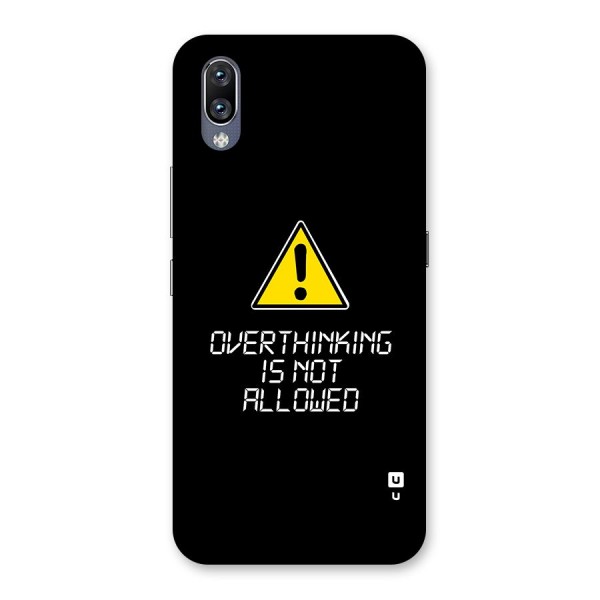 Over Thinking Back Case for Vivo NEX