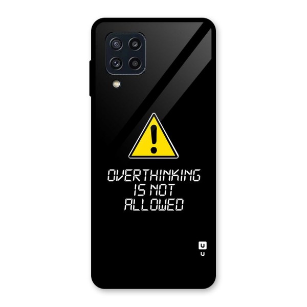 Over Thinking Glass Back Case for Galaxy M32
