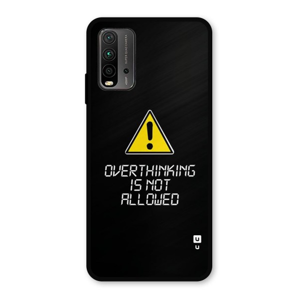 Over Thinking Metal Back Case for Redmi 9 Power