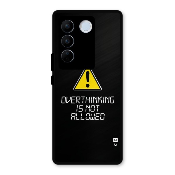 Over Thinking Metal Back Case for Vivo V27 Pro