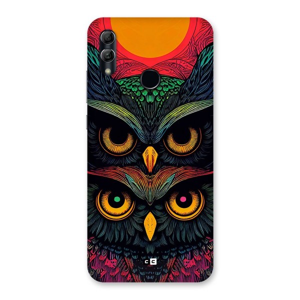 Owl Soul Art Illustration Back Case for Honor 10 Lite
