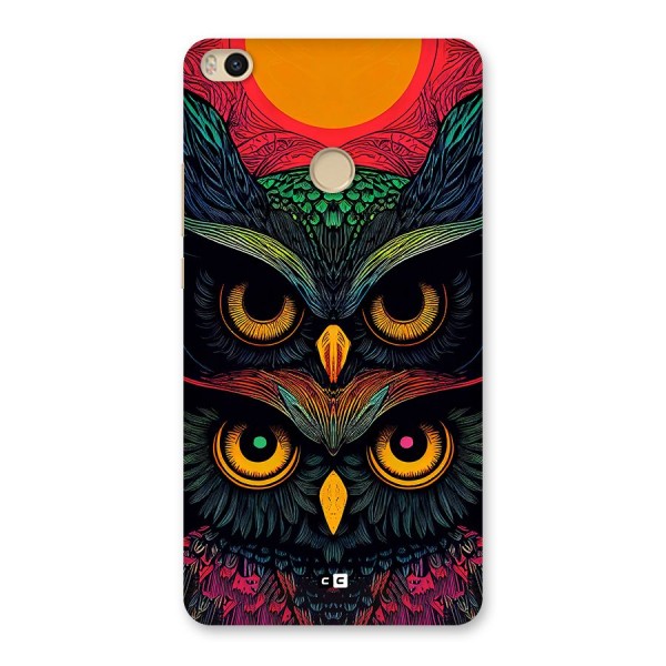 Owl Soul Art Illustration Back Case for Mi Max 2