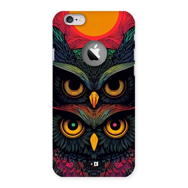 Owl Soul Art Illustration Back Case for iPhone 6 Logo Cut