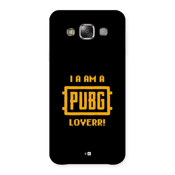 PUBG Lover Back Case for Galaxy E7