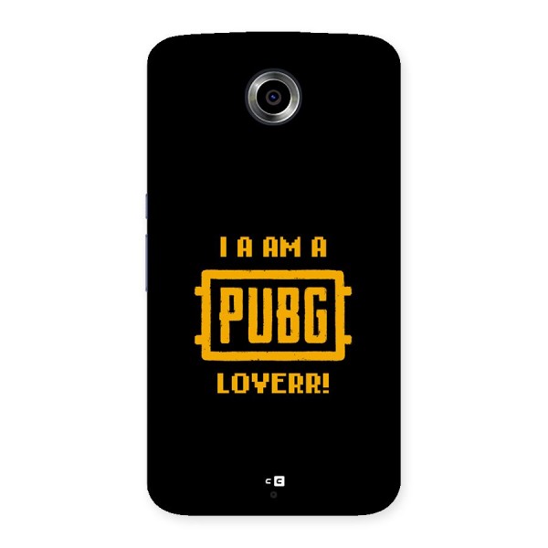 PUBG Lover Back Case for Google Nexus 6
