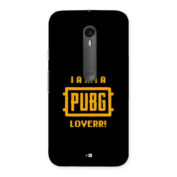 PUBG Lover Back Case for Moto G3