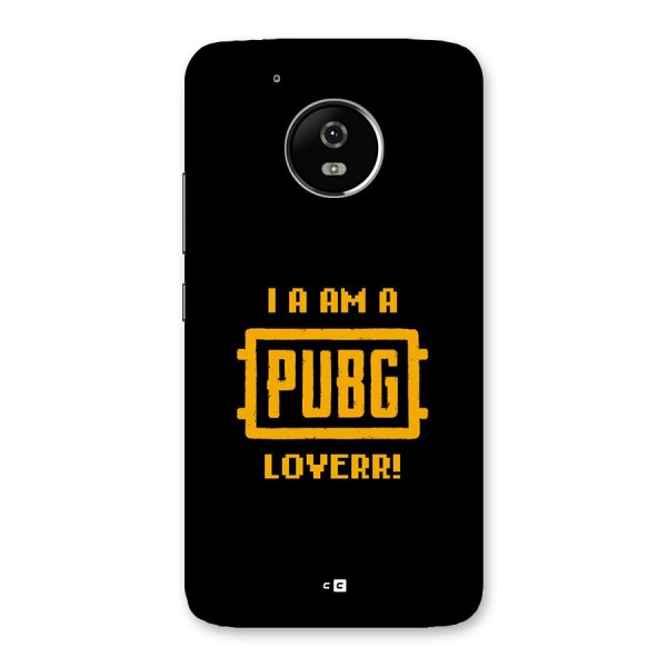 PUBG Lover Back Case for Moto G5