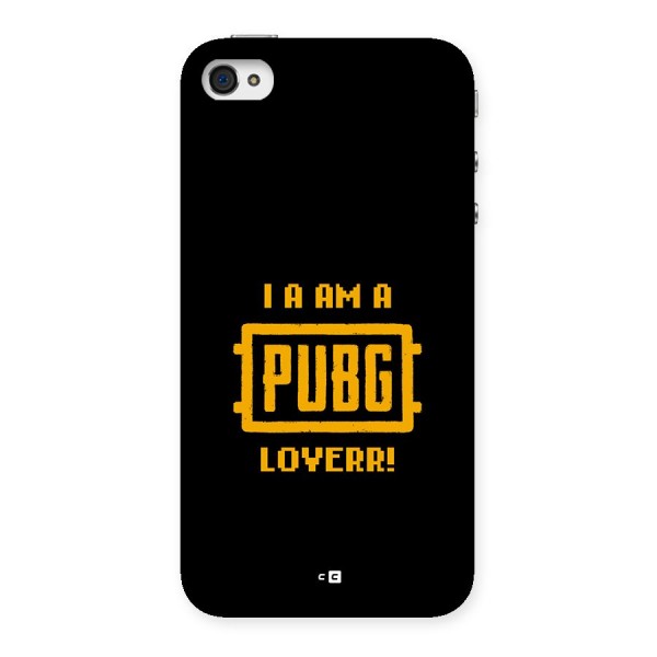 PUBG Lover Back Case for iPhone 4 4s