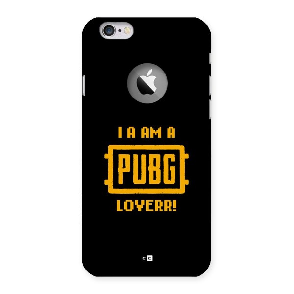 PUBG Lover Back Case for iPhone 6 Logo Cut