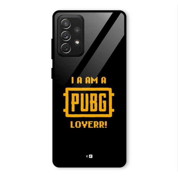 PUBG Lover Glass Back Case for Galaxy A72
