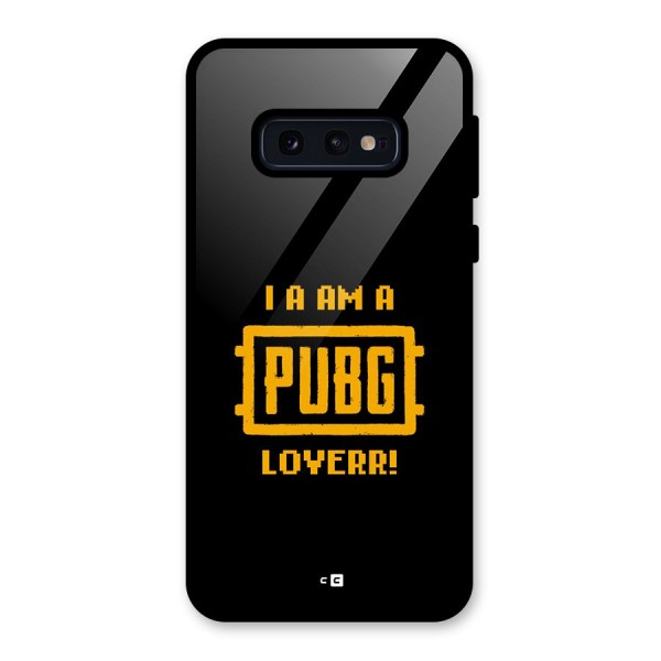 PUBG Lover Glass Back Case for Galaxy S10e