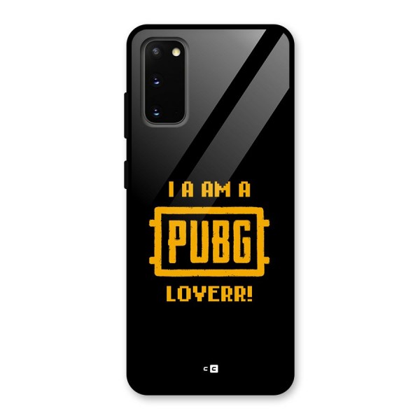 PUBG Lover Glass Back Case for Galaxy S20