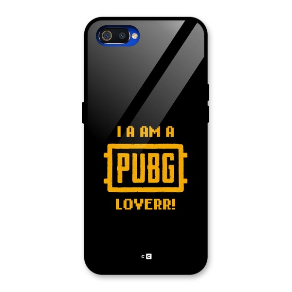 PUBG Lover Glass Back Case for Realme C2