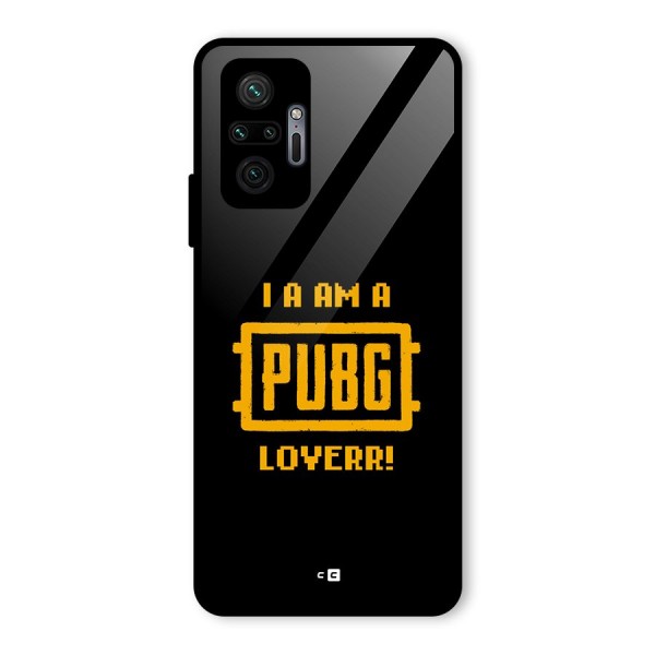 PUBG Lover Glass Back Case for Redmi Note 10 Pro Max
