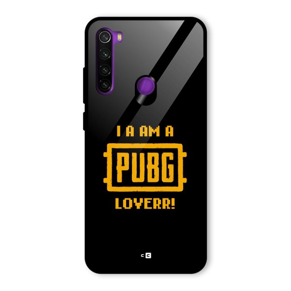 PUBG Lover Glass Back Case for Redmi Note 8