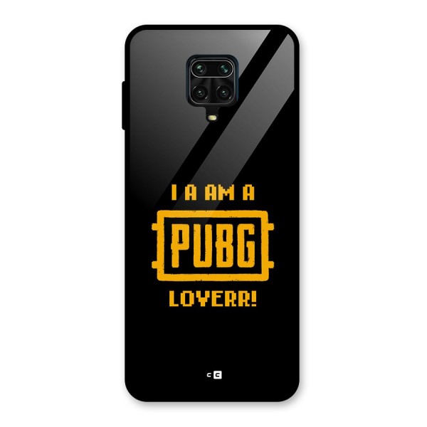 PUBG Lover Glass Back Case for Redmi Note 9 Pro Max