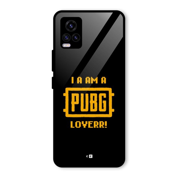 PUBG Lover Glass Back Case for Vivo V20 2021
