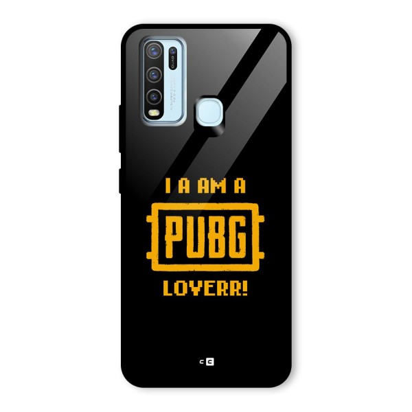 PUBG Lover Glass Back Case for Vivo Y30