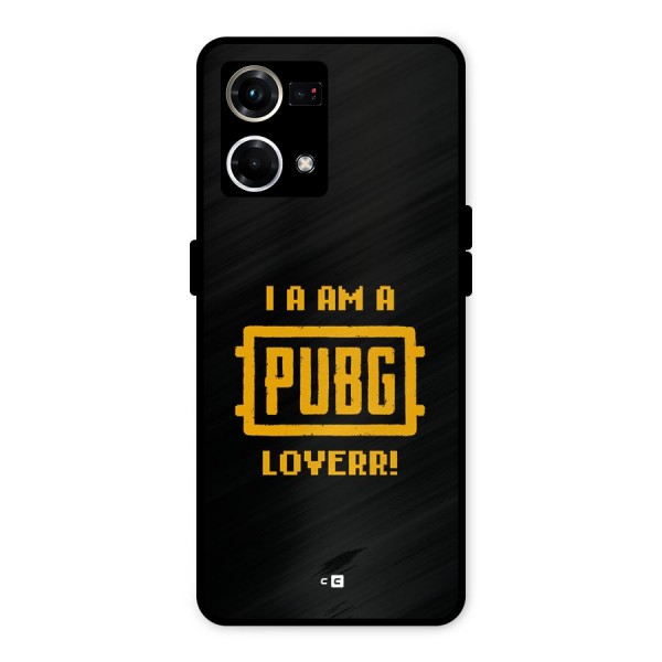 PUBG Lover Metal Back Case for Oppo F21s Pro 4G