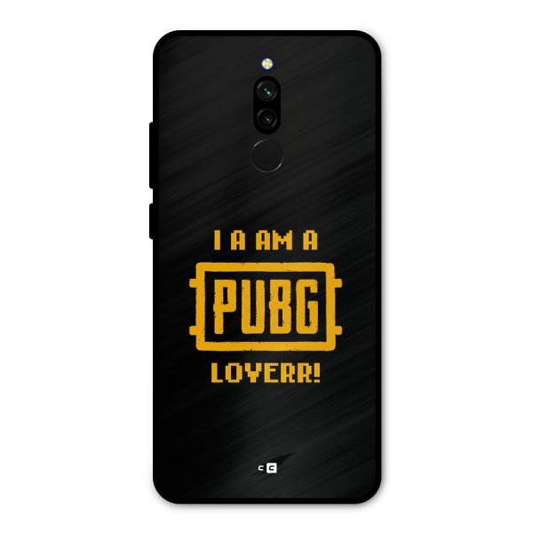 PUBG Lover Metal Back Case for Redmi 8