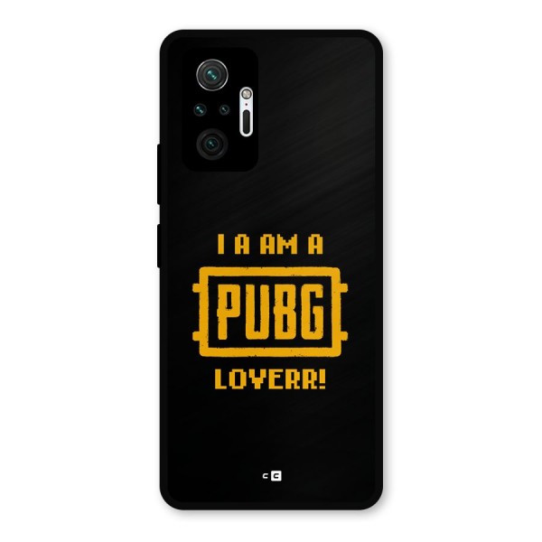 PUBG Lover Metal Back Case for Redmi Note 10 Pro