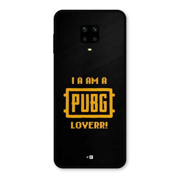 PUBG Lover Metal Back Case for Redmi Note 9 Pro Max