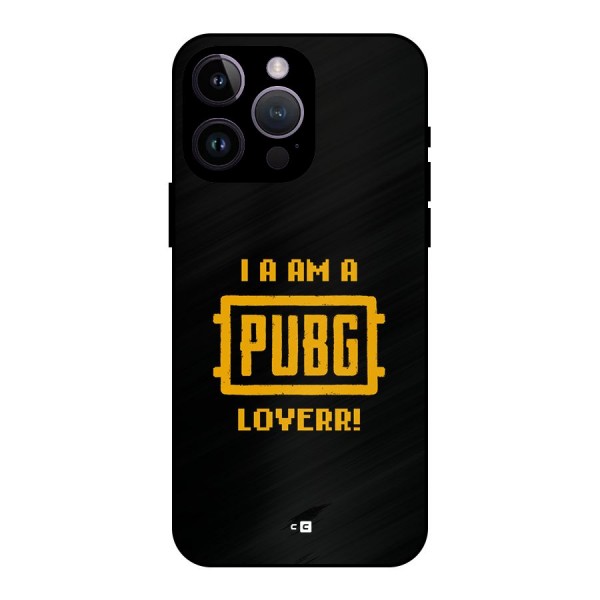 PUBG Lover Metal Back Case for iPhone 14 Pro Max