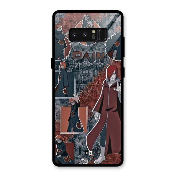 Pain Group Glass Back Case for Galaxy Note 8