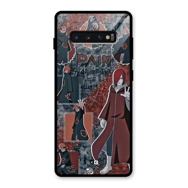 Pain Group Glass Back Case for Galaxy S10 Plus