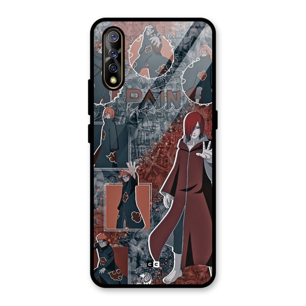 Pain Group Glass Back Case for Vivo S1
