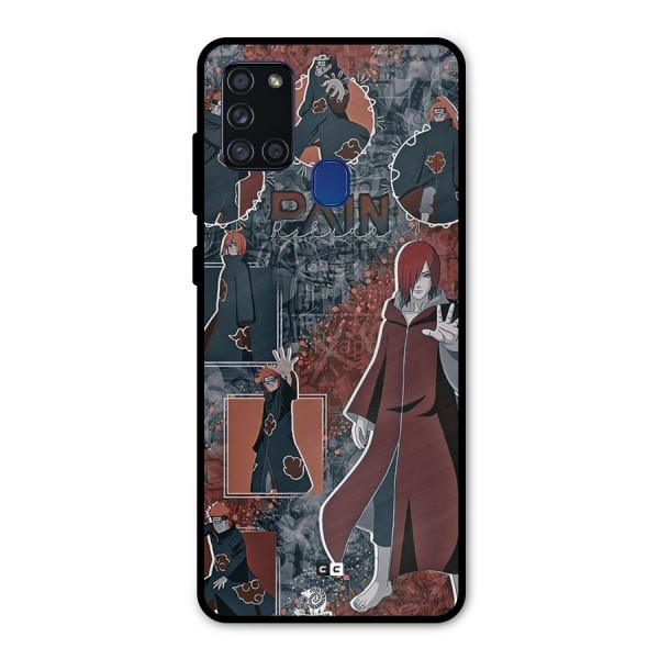 Pain Group Metal Back Case for Galaxy A21s