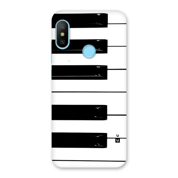 Paino Keys Printed Classy Back Case for Redmi 6 Pro