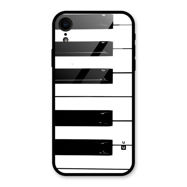 Paino Keys Printed Classy Glass Back Case for iPhone XR