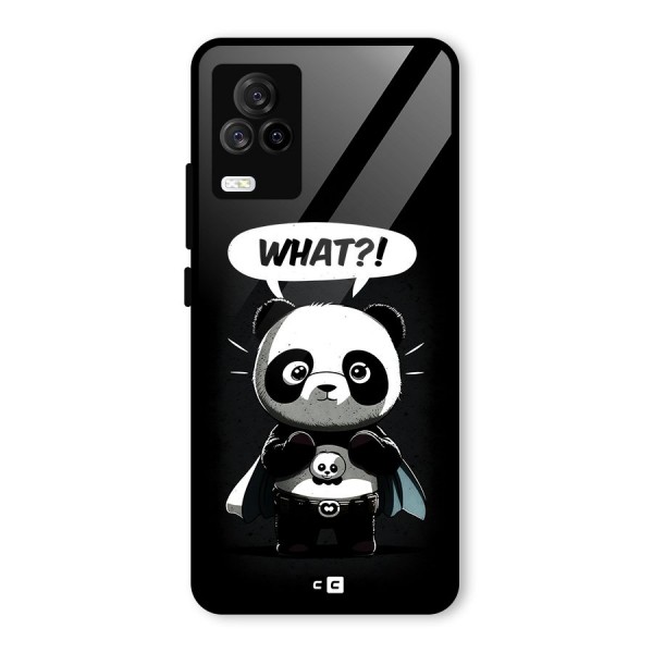 Panda What Confused Glass Back Case for Vivo iQOO 7 Legend 5G