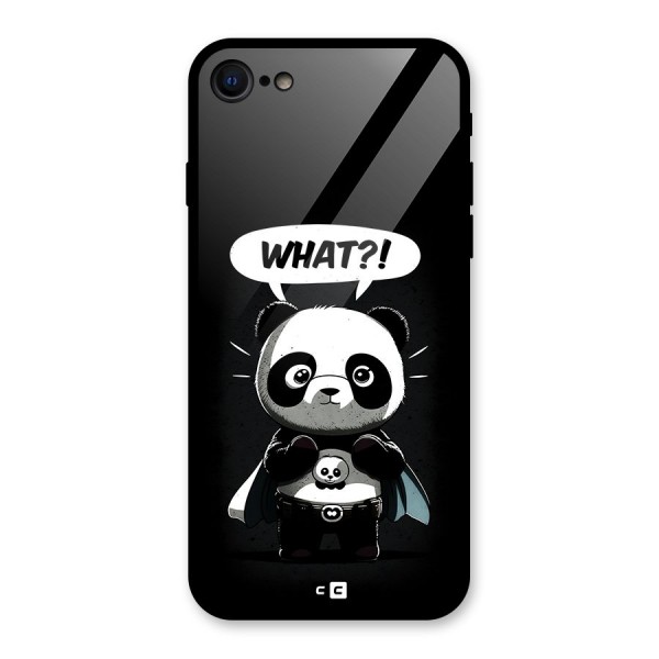 Panda What Confused Glass Back Case for iPhone SE 2022
