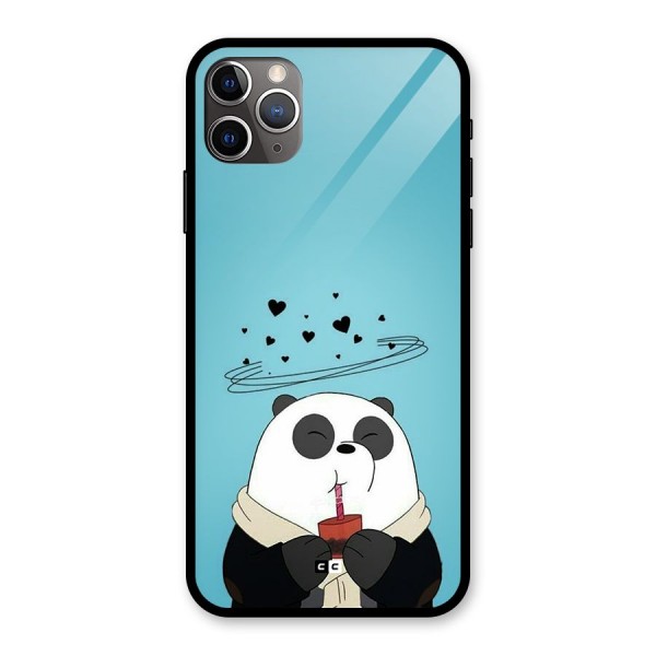 Pandaa Ji Glass Back Case for iPhone 11 Pro Max