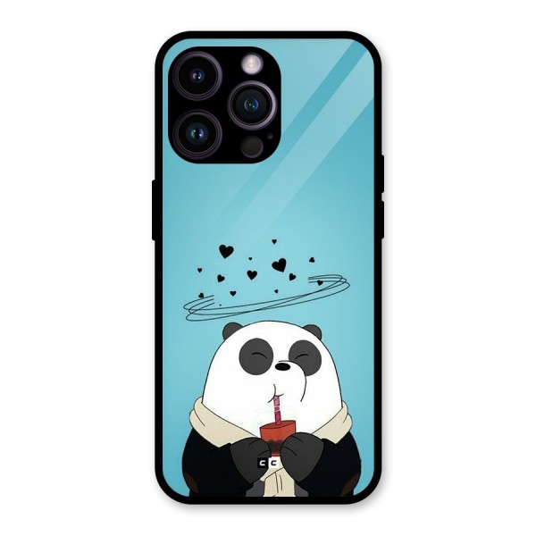 Pandaa Ji Glass Back Case for iPhone 14 Pro Max