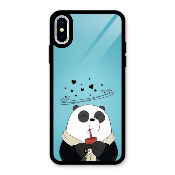 Pandaa Ji Glass Back Case for iPhone X