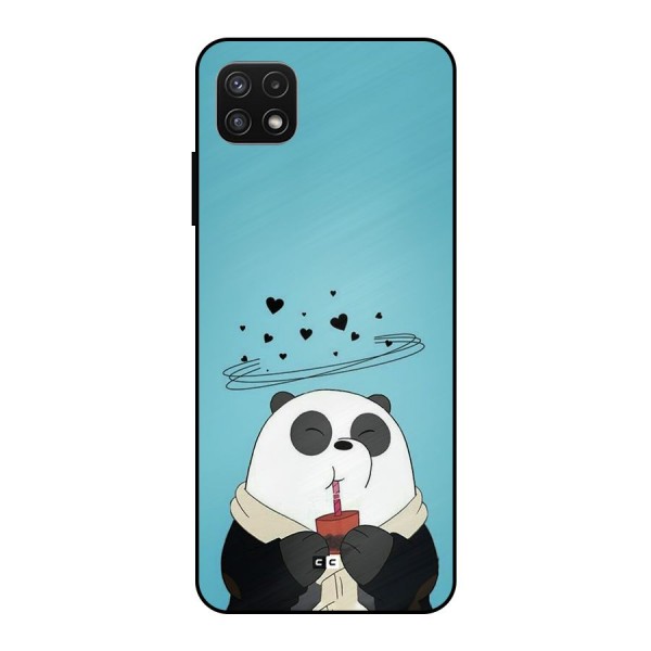 Pandaa Ji Metal Back Case for Galaxy A22 5G