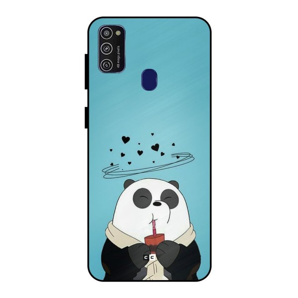 Pandaa Ji Metal Back Case for Galaxy M21