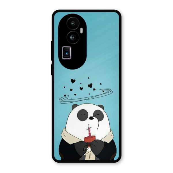Pandaa Ji Metal Back Case for Oppo Reno10 Pro Plus