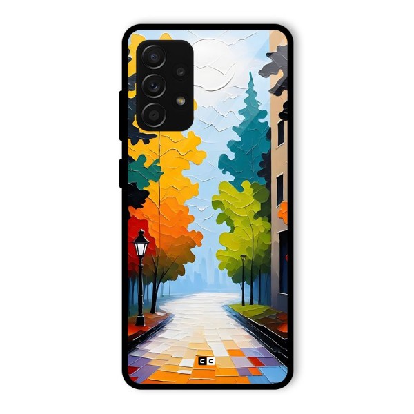 Paper Street Glass Back Case for Galaxy A53 5G