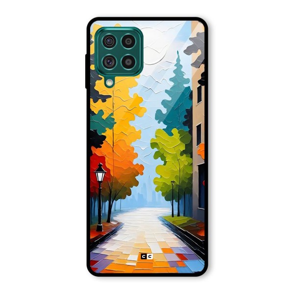 Paper Street Glass Back Case for Galaxy F62
